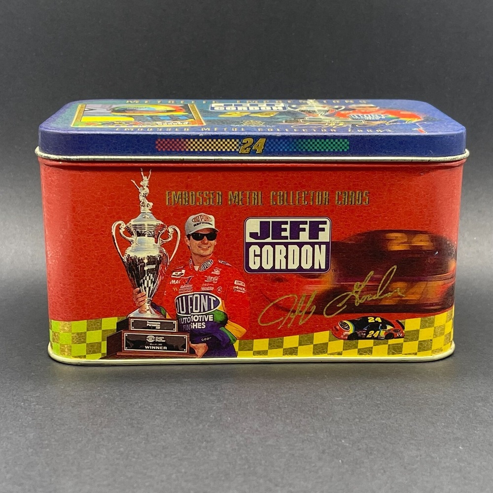 Metallic‎ Impressions Jeff Gordon #24 Embossed metal Collector Cards 1-10 Nascar